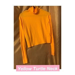 Yellow Turtle Neck